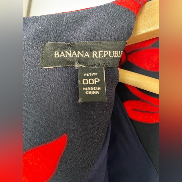 Banana Republic Floral Dress Petite 00 - Picture 3 of 8